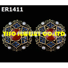 designer stud rhinestone earrings